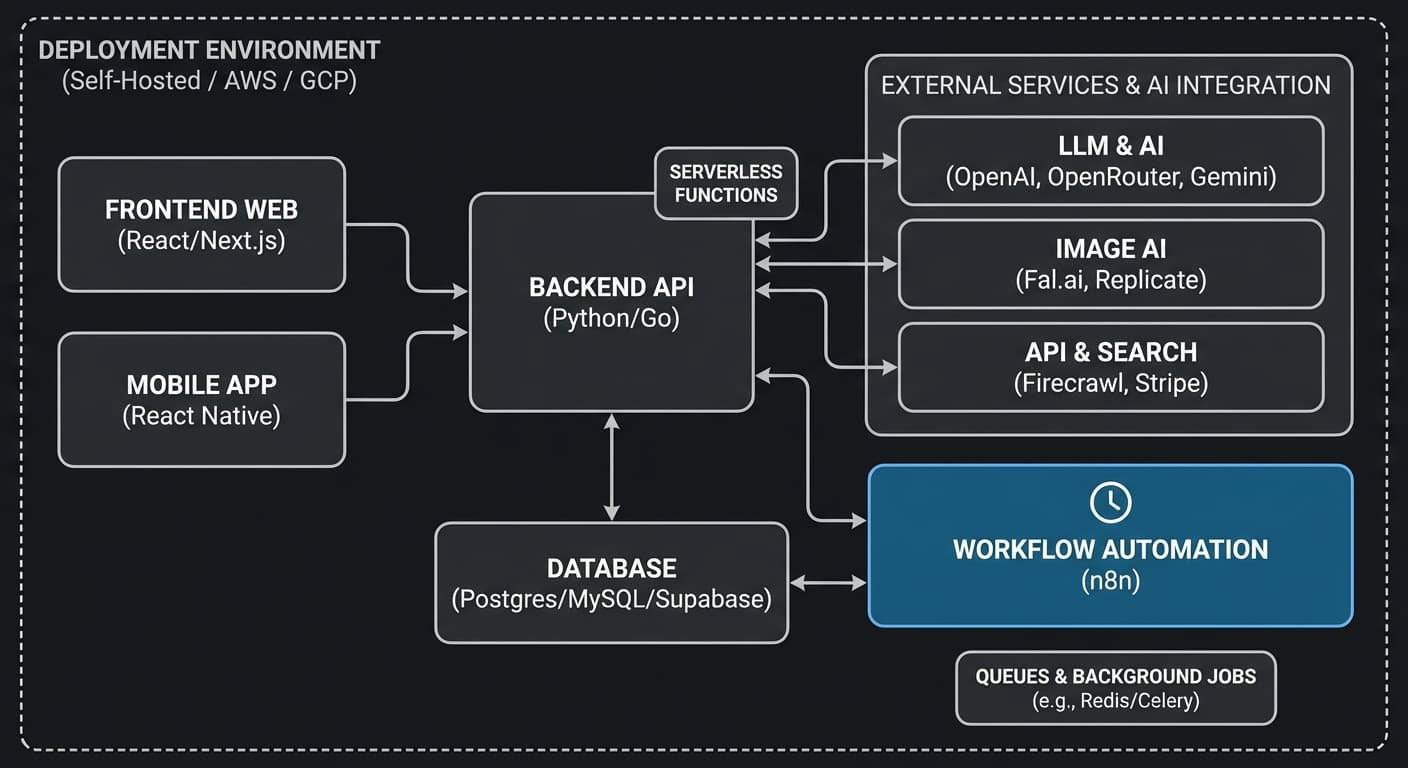 Fullstack Application Architecture Diagram